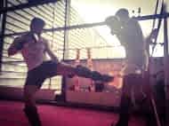 omid im sparring